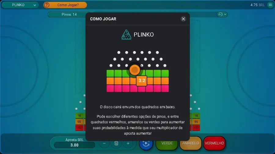 Plinko game